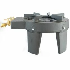 PROWELTEK Rechaud à Gaz En Fonte Véritable INTEC 9800 4 Pieds 2 Bruleurs + Tuyau Gaz Flexible 1.50m + Détendeur Propane -Pas Cher Réchaud Boutique 65849076 2