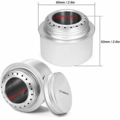 TOMSHOO Portable Mini Réchaud À Alcool En Alliage D'aluminium Avec Couvercle Camping En Plein Air Randonnée Randonnée Cuisinière,Argent 9 TOMSHOO Portable Mini Réchaud À Alcool En Alliage D'aluminium Avec Couvercle Camping En Plein Air Randonnée Randonnée Cuisinière,Argent -Pas Cher Réchaud Boutique 65918494 3