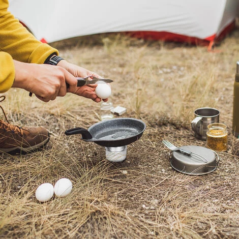 TOMSHOO Portable Mini Réchaud À Alcool En Alliage D'aluminium Avec Couvercle Camping En Plein Air Randonnée Randonnée Cuisinière,Argent 6 TOMSHOO Portable Mini Réchaud À Alcool En Alliage D'aluminium Avec Couvercle Camping En Plein Air Randonnée Randonnée Cuisinière,Argent – Image 4