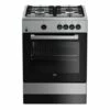 BRICOMARTEAU Cuisinière à Gaz BEKO FSG62000DXL 60 Cm 64 L Acier Inoxydable (4 Feux à Gaz)