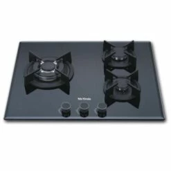 BRICOMARTEAU Plaque Au Gaz Mx Onda Gaz Naturel (3 Feux à Gaz) 60 Cm