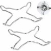 Lot De 2 Réducteurs De Gaz En Acier Inoxydable Pour Cuisinière à Gaz - Support De Poêle à Gaz - Grille Supérieure - Support Pour Wok - Pour Cafetière 14*14cm——Adélala -Pas Cher Réchaud Boutique 66378033 1