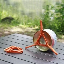 Stabilisateur De Canettes, Support De Bidon, Support Pour Réservoir De Gaz - Support Pour étagère à Bouteilles - Support Pour Bidon Pliable - Outils Pour Réchaud De Camping En Plein Air Orange -Adélala -Pas Cher Réchaud Boutique 66379388 5