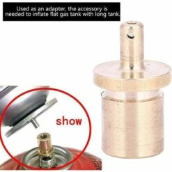 Adaptateur De Recharge De Poêle Connecteur Bouteille De Gaz Adapto Accessoires De Brûleur De Gonflage Pour Réservoir D'adaptateur De Remplissage De Gaz 11x10mm -Adélala 9 Adaptateur De Recharge De Poêle Connecteur Bouteille De Gaz Adapto Accessoires De Brûleur De Gonflage Pour Réservoir D'adaptateur De Remplissage De Gaz 11x10mm -Adélala -Pas Cher Réchaud Boutique 66379826 3