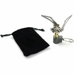 Mini Pocket En Alliage De Titane Réchaud De Camping, Survie Fournaise Poêle Mini-Four Extérieur Réchaud Pliant Camping Gaz Cooker Argent Pour Pique-Nique Camping -Adélala -Pas Cher Réchaud Boutique 66380354 3