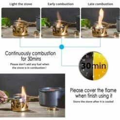 Réchaud Camping Four Poêle En Alliage De Cuivre Brûleur D'alcool Camping Cuisine Avec Support Couleur D'or -Adélala 10 Réchaud Camping Four Poêle En Alliage De Cuivre Brûleur D'alcool Camping Cuisine Avec Support Couleur D'or -Adélala -Pas Cher Réchaud Boutique 66381946 4