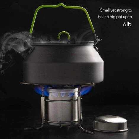 Réchaud à Alcool De Camping Portable Alcool En Acier Inoxydable Cuisinière En Plein Air Pliant Mini Spirit Cooker Pique-Nique BBQ Cookout Poêle -Adélala 6 Réchaud à Alcool De Camping Portable Alcool En Acier Inoxydable Cuisinière En Plein Air Pliant Mini Spirit Cooker Pique-Nique BBQ Cookout Poêle -Adélala – Image 4