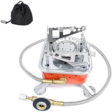 Réchaud De Camping Portable Avec Allumage Piézoélectrique, 2800 W, Petit Réchaud à Gaz Pliable De Camping Compact Et Durable Avec Sac De Transport, Cuisinière à Gaz De Camping Avec Allumage Piézo -Adélala 3 Réchaud De Camping Portable Avec Allumage Piézoélectrique, 2800 W, Petit Réchaud à Gaz Pliable De Camping Compact Et Durable Avec Sac De Transport, Cuisinière à Gaz De Camping Avec Allumage Piézo -Adélala