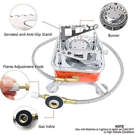 Réchaud De Camping Portable Avec Allumage Piézoélectrique, 2800 W, Petit Réchaud à Gaz Pliable De Camping Compact Et Durable Avec Sac De Transport, Cuisinière à Gaz De Camping Avec Allumage Piézo -Adélala 5 Réchaud De Camping Portable Avec Allumage Piézoélectrique, 2800 W, Petit Réchaud à Gaz Pliable De Camping Compact Et Durable Avec Sac De Transport, Cuisinière à Gaz De Camping Avec Allumage Piézo -Adélala – Image 3
