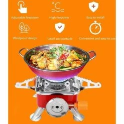 Réchaud De Camping Portable Avec Allumage Piézoélectrique, 2800 W, Petit Réchaud à Gaz Pliable De Camping Compact Et Durable Avec Sac De Transport, Cuisinière à Gaz De Camping Avec Allumage Piézo -Adélala 11 Réchaud De Camping Portable Avec Allumage Piézoélectrique, 2800 W, Petit Réchaud à Gaz Pliable De Camping Compact Et Durable Avec Sac De Transport, Cuisinière à Gaz De Camping Avec Allumage Piézo -Adélala -Pas Cher Réchaud Boutique 66384346 5