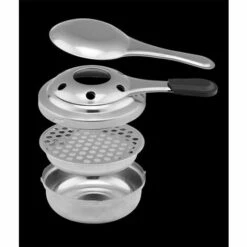 YEURIé Lot De 2 Mini Réchauds à Alcool Portatifs En Acier Inoxydable Pour Camping, Randonnée, Thé, Café, Boissons Chaudes -Pas Cher Réchaud Boutique 66386844 3