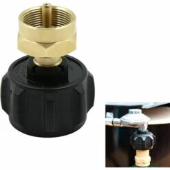 YEURIé Adaptateur De Bouteille De Gaz De Camping Adaptateur Gaz Conversion Tête Adaptateur Connecteur De Buse Rechaud De Gaz Valve Adaptateur Pour Bidon De Propane