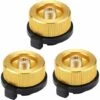 OSQI 3 Pcs Connecteur Gaz Extérieure Poêle, Adaptateur De Bouteille De Gaz De Camping Adaptateur Gaz Conversion Tête Adaptateur Connecteur De Buse Rechaud De Gaz Valve Adaptateur -Pas Cher Réchaud Boutique 66402466 1
