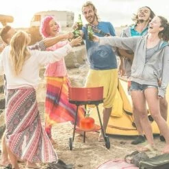 OSQI Mini Réchaud De Camping Ultra-léger En Alliage De Outil De Batterie De Cuisine Extérieur Pliable Automatique Pour - Cuisson Camping Randonnée Suspension Luminaire Bois -Pas Cher Réchaud Boutique 66402475 5