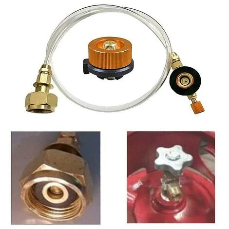 BENOBBY KIDS Adaptateur De Réservoir D'essence Schlauch Set Anschluss Gaskartusche Fr Campingkocher Adapter 5 BENOBBY KIDS Adaptateur De Réservoir D'essence Schlauch Set Anschluss Gaskartusche Fr Campingkocher Adapter – Image 3