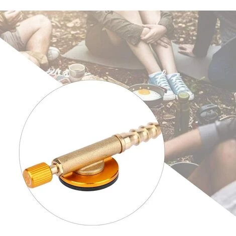 GRID COOL Adaptateur De Recharge De Gaz, Adaptateur De Cuisinière à Gaz En Laiton Adaptateur Universel De Recharge De Gaz Adaptateur De Commutation De Gaz Durable Pour Camping En Plein Air(Jaune) 7 GRID COOL Adaptateur De Recharge De Gaz, Adaptateur De Cuisinière à Gaz En Laiton Adaptateur Universel De Recharge De Gaz Adaptateur De Commutation De Gaz Durable Pour Camping En Plein Air(Jaune) – Image 5