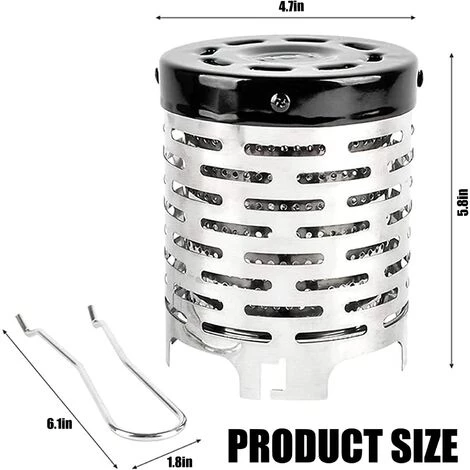 OCXIN Accessoire De Chauffage Pour Réchauds à Gaz, Réchauds De Camping, Radiateurs, Couverture - Chauffage De Tente, Chauffage Au Gaz De Camping, Accessoire De Chauffage En Acier Inoxydable Pour Chauffer Les Camping-cars, Les Caravanes, Les Tentes De Camping 4 OCXIN Accessoire De Chauffage Pour Réchauds à Gaz, Réchauds De Camping, Radiateurs, Couverture - Chauffage De Tente, Chauffage Au Gaz De Camping, Accessoire De Chauffage En Acier Inoxydable Pour Chauffer Les Camping-cars, Les Caravanes, Les Tentes De Camping – Image 2