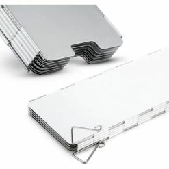 AOUGO Pare-brise Pour Réchaud De Camping 10 Assiettes Pliable Pour Réchaud à Gaz Pare-brise Léger Pour Réchaud De Camping Avec Sac à Cordon Pour Réchauds De Camping Et Réchauds à Butane 10 AOUGO Pare-brise Pour Réchaud De Camping 10 Assiettes Pliable Pour Réchaud à Gaz Pare-brise Léger Pour Réchaud De Camping Avec Sac à Cordon Pour Réchauds De Camping Et Réchauds à Butane -Pas Cher Réchaud Boutique 66974240 4