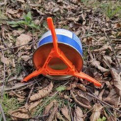 TANCYCO Support De Réservoir De Gaz Pliable Camping En Plein Air Randonnée Cuisinière Cartouche De Gaz Bidon Trépied Repose-pieds
