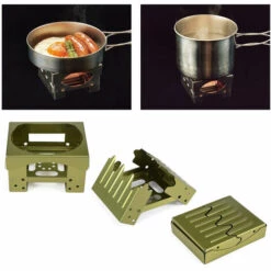 TANCYCO Réchaud Portable Réchaud De Camping Réchaud Pliant Réchaud à Alcool Solide Portable Pour L'extérieur -Pas Cher Réchaud Boutique 67554842 4