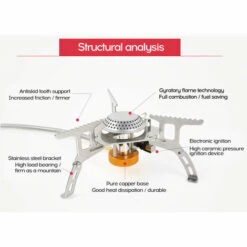 TANCYCO Réchaud Extérieur Réchaud Split Réchaud à Gaz Réchaud De Camping Extérieur Réchaud à Réservoir De Gaz Plat -Pas Cher Réchaud Boutique 67554845 5
