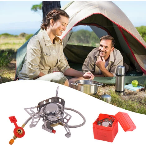 TANCYCO Mini Cuisinière à Gaz Portable De Type Fendu Camping En Plein Air Coupe-vent Four Brûleur à Gaz 5 TANCYCO Mini Cuisinière à Gaz Portable De Type Fendu Camping En Plein Air Coupe-vent Four Brûleur à Gaz – Image 3