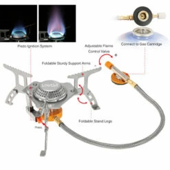 TANCYCO Cuisinière à Gaz De Camping Cuisson En Plein Air Brûleur Fendu Pliable Portable 3000W -Pas Cher Réchaud Boutique 67554925 5