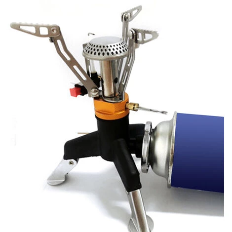 TANCYCO Tête De Transfert De Support De Trépied Pliable De Camping De Randonnée Pour Le Support De Réchaud De Réservoir De Bidon De Gaz 4 TANCYCO Tête De Transfert De Support De Trépied Pliable De Camping De Randonnée Pour Le Support De Réchaud De Réservoir De Bidon De Gaz – Image 2