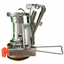 TANCYCO Mini Réchaud De Camping Portable Réchaud à Gaz Réchaud De Poche Brûleur Avec Allumage Piezo Fourchette Cuillère Pour Camping En Plein Air Pique-nique Randonnée Cuisine -Pas Cher Réchaud Boutique 67555037 2