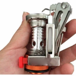 TANCYCO Mini Réchaud De Camping Portable Réchaud à Gaz Réchaud De Poche Brûleur Avec Allumage Piezo Fourchette Cuillère Pour Camping En Plein Air Pique-nique Randonnée Cuisine -Pas Cher Réchaud Boutique 67555037 3