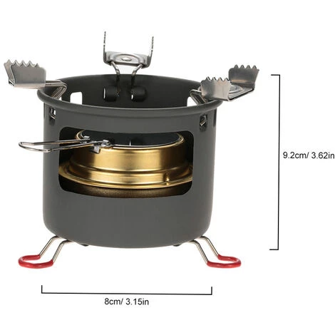 TANCYCO Camping Outdoor Spirit Brûleur à Alcool Réchaud De Camping Ensemble De Support Pour Réchaud à Alcool 7 TANCYCO Camping Outdoor Spirit Brûleur à Alcool Réchaud De Camping Ensemble De Support Pour Réchaud à Alcool – Image 5