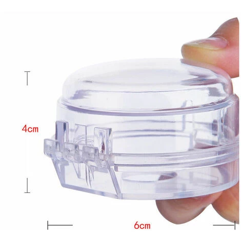 Cisea Couverture De Bouton Couverture De Bouton De Cuisinière De Gaz Pour Sécurité De Enfants Protection Serrures Pour Bébé Cuisine Sécurité Accueil Cuisine 6*4cm (Transparent) 4 Pièces,KoleZy 4 Cisea Couverture De Bouton Couverture De Bouton De Cuisinière De Gaz Pour Sécurité De Enfants Protection Serrures Pour Bébé Cuisine Sécurité Accueil Cuisine 6*4cm (Transparent) 4 Pièces,KoleZy – Image 2