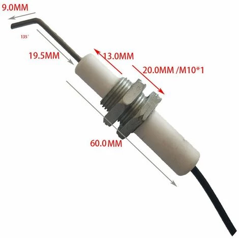 GRID COOL Lot De 1 Allumeurs Piézo, Allume-gaz, Aiguille D'allumage Piézoélectrique, Allumage Piézo, Allumage Piézo, Allumage Piézo, Allumage Pour Barbecue à Gaz, Rôtissoire, Chauffage à Gaz.Noir,Fonepro 4 GRID COOL Lot De 1 Allumeurs Piézo, Allume-gaz, Aiguille D'allumage Piézoélectrique, Allumage Piézo, Allumage Piézo, Allumage Piézo, Allumage Pour Barbecue à Gaz, Rôtissoire, Chauffage à Gaz.Noir,Fonepro – Image 2