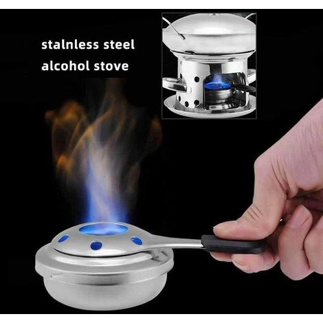 ENLENK Réchaud à Alcool, Mini Brûleur De Réchaud à Tirage En Acier Inoxydable Portable 7 ENLENK Réchaud à Alcool, Mini Brûleur De Réchaud à Tirage En Acier Inoxydable Portable – Image 5