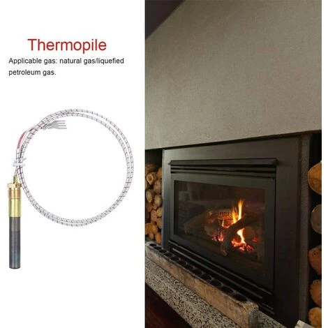 JOORRT Thermopile, 36 Générateur De Thermopile Foyer Au Gaz De Haute Qualité Poêle à Gaz Accessoires De Thermopile Pour Fours à Gaz, Grils à Gaz, Chaudières à Gaz Et Chauffe-Eau à Gaz 6 JOORRT Thermopile, 36 Générateur De Thermopile Foyer Au Gaz De Haute Qualité Poêle à Gaz Accessoires De Thermopile Pour Fours à Gaz, Grils à Gaz, Chaudières à Gaz Et Chauffe-Eau à Gaz – Image 4