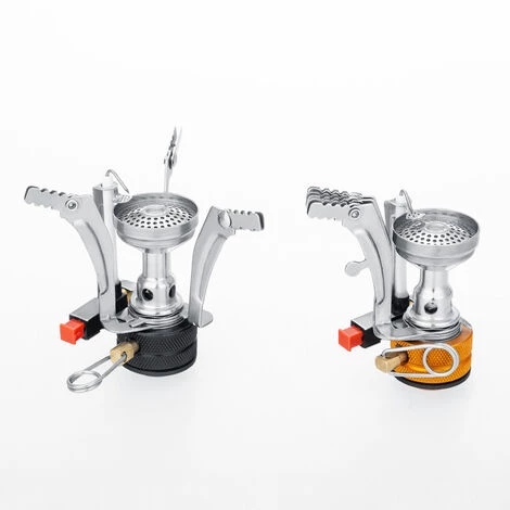 TANCYCO Réchaud De Camping Portable Mini Réchaud Allumage Valve Ajustable Randonnée En Plein Air Randonnée Cuisson (Noir) 7 TANCYCO Réchaud De Camping Portable Mini Réchaud Allumage Valve Ajustable Randonnée En Plein Air Randonnée Cuisson (Noir) – Image 5