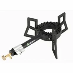 RIBIMEX Réchaud Gaz 3 Pieds Fonte, Brûleur Fonte 8000 Watt