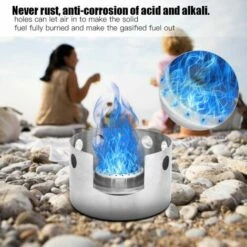 FLYME Rechaud Alcool Mini Réchaud Alcool, Camping Randonnée Réchauds à Alcool Portable Mini Réchaud En Acier Inoxydable Avec Support Rechaud Alcool Pour Carburant Solide Alcool Pique-Nique Camping 10 FLYME Rechaud Alcool Mini Réchaud Alcool, Camping Randonnée Réchauds à Alcool Portable Mini Réchaud En Acier Inoxydable Avec Support Rechaud Alcool Pour Carburant Solide Alcool Pique-Nique Camping -Pas Cher Réchaud Boutique 67808927 4