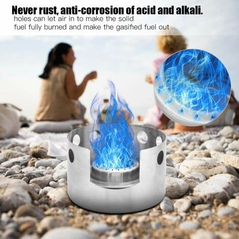 FLYME Rechaud Alcool Mini Réchaud Alcool, Camping Randonnée Réchauds à Alcool Portable Mini Réchaud En Acier Inoxydable Avec Support Rechaud Alcool Pour Carburant Solide Alcool Pique-Nique Camping 7 FLYME Rechaud Alcool Mini Réchaud Alcool, Camping Randonnée Réchauds à Alcool Portable Mini Réchaud En Acier Inoxydable Avec Support Rechaud Alcool Pour Carburant Solide Alcool Pique-Nique Camping – Image 5