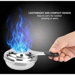 MODOU Mini Brûleur à Alcool - Brûleur à Fondue Portable Efficace En Acier Inoxydable Avec Poignée Anti-brûlure -Pas Cher Réchaud Boutique 67945255 4