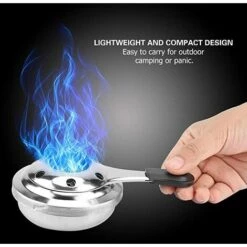 LTS FAFA Pot De Cuisine De Panique De Camping En Plein Air De Brûleur De Réchaud à Alcool D'acier Inoxydable Portatif -Pas Cher Réchaud Boutique 68056473 3