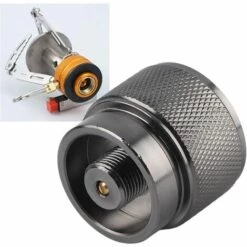 MERéTéET Lot De 2 Adaptateurs Pour Réchaud De Camping, Convertisseur De Réservoir De Gaz - Adaptateur Cylindrique Pour Camping, Pique-nique En Plein Air,KoleZy -Pas Cher Réchaud Boutique 68099849 3
