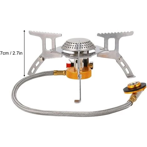 OYLDA Brûleur De Cuisinière Cuisinière à Gaz Pliante En Alliage D'aluminium Durable Et Portable Pour Le Camping, Avec Allumage Piézoélectrique Pratique 5 OYLDA Brûleur De Cuisinière Cuisinière à Gaz Pliante En Alliage D'aluminium Durable Et Portable Pour Le Camping, Avec Allumage Piézoélectrique Pratique – Image 3
