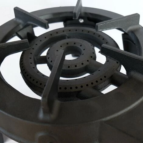 PROWELTEK Rechaud TRAITEUR Gaz Fonte TRIGLAV 9.8 KW 4 Pieds 3 Robinets Puissant Et Stable 4 PROWELTEK Rechaud TRAITEUR Gaz Fonte TRIGLAV 9.8 KW 4 Pieds 3 Robinets Puissant Et Stable – Image 2